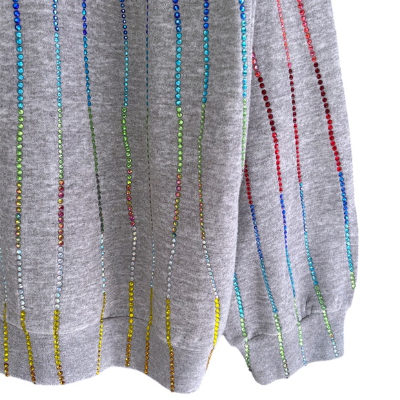 FILLES A PAPA Rainbow Crystal Top and Jogger Pant Set - Picture 10 of 16